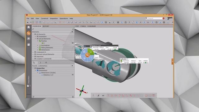 CAD программы для реверс инжиниринга: GOM Inspect и T-FLEX. Обработка моделей 3D-сканирования смотреть онлайн