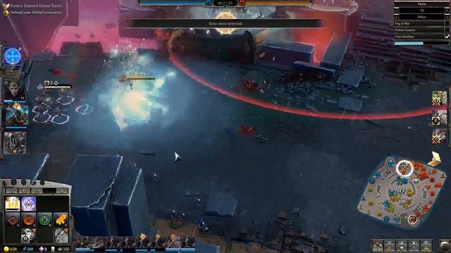 Dawn of War 3 Gameplay: 3v3 - Eldar G.14 (General Eldar Doctrine/Elite Strategy) смотреть онлайн