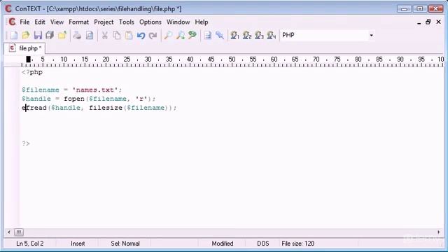 080 The explode Function with File Handling Example смотреть онлайн