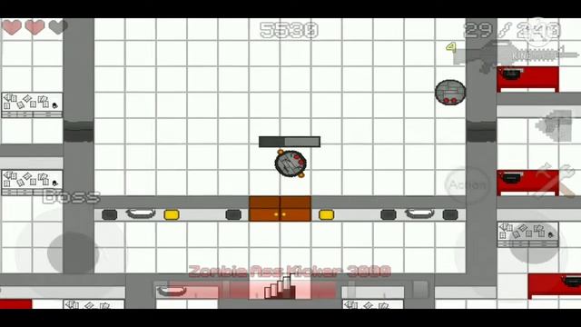 Где найти пароль карты лаборатории в игре Zombie Cubes Free. смотреть онлайн