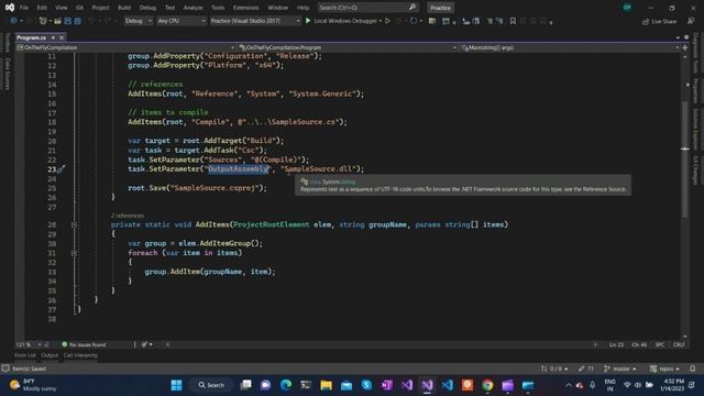How I Created C# Project File Dynamically in .NET. #dotnet #csharp #projectfile #programming смотреть онлайн