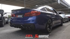 BMW M5 F90 NON OPF AKRAPOVIC EXHAUST | SOUND TEST