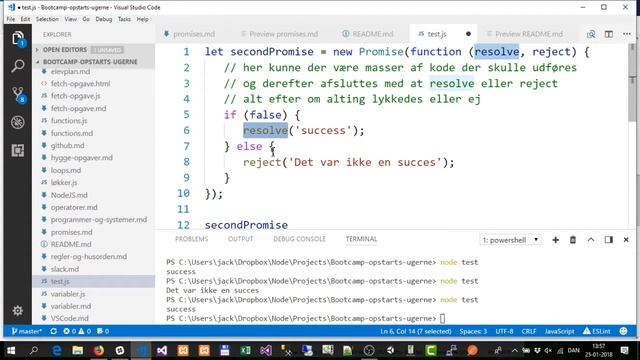 NODE WI 81, Bootcamp - Promises смотреть онлайн