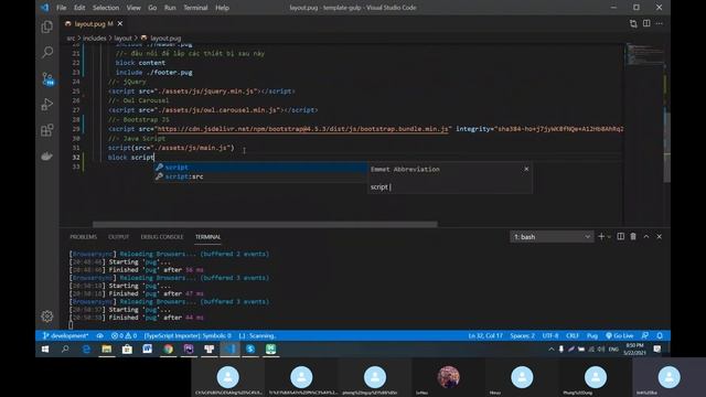 [Khoá học Gulp-Pug-SCSS] Buổi 2 смотреть онлайн