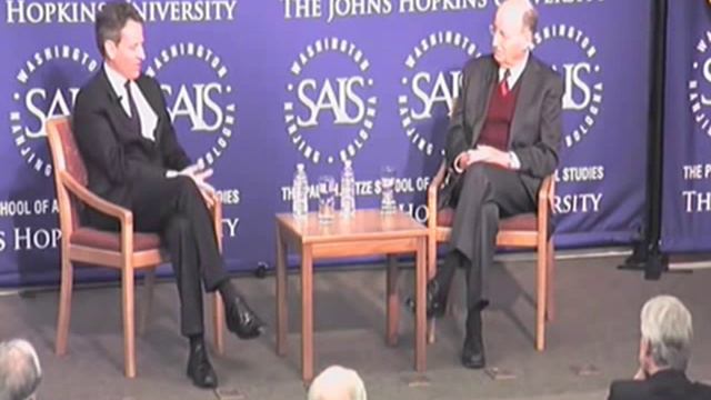 U.S. Treasury Secretary Timothy Geithner Spoke at SAIS on January 12 смотреть онлайн