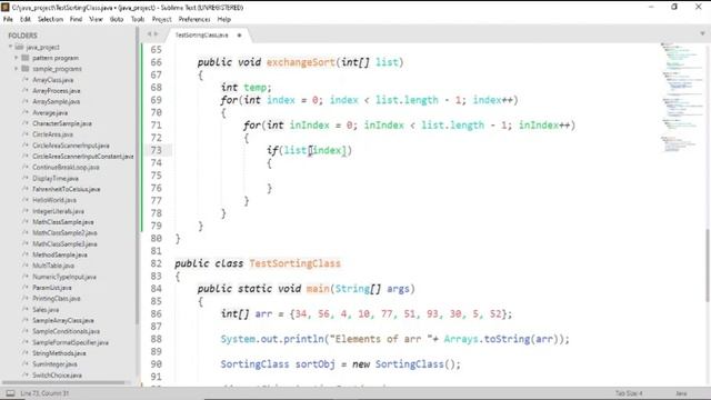Java Programming[24]-Exchange Sort смотреть онлайн