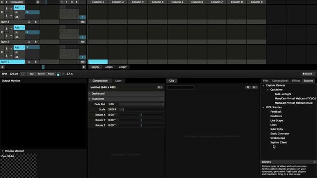 Resolume Live Feed from iPhone via AirBeam смотреть онлайн