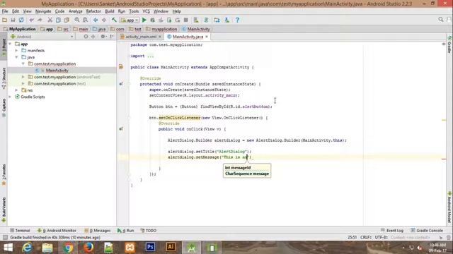 How to Create AlertDialog in Android Studio | Sanktips смотреть онлайн