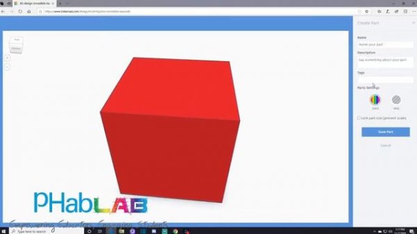 Autodesk TinkerCad Lesson 1 of 5 - Introduction