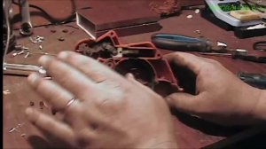 Ремонт тормоза бензопилы