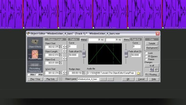 Samplitude : The Object Editor a Guided Tour 14:Crossfade Example смотреть онлайн