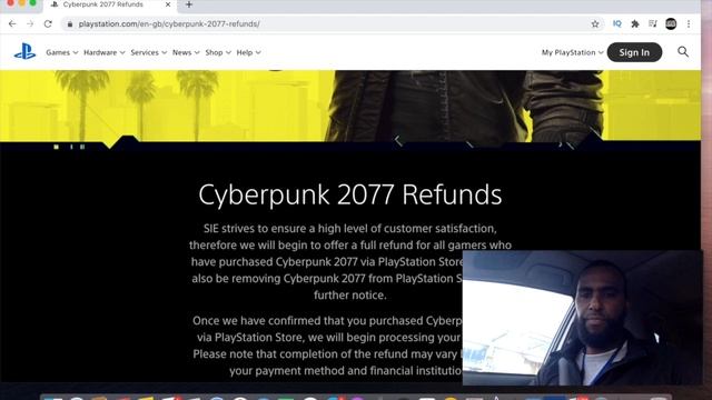 How get your Cyberpunk 2077 Refund On PS4 / PS5 / No Question Ask смотреть онлайн