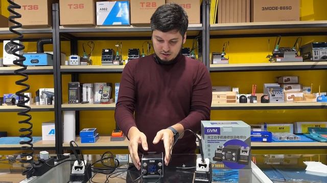 Паяльная станция GVM T210D (С210). Полный обзор: преимущества, отличия, сравнение, тестирование смотреть онлайн