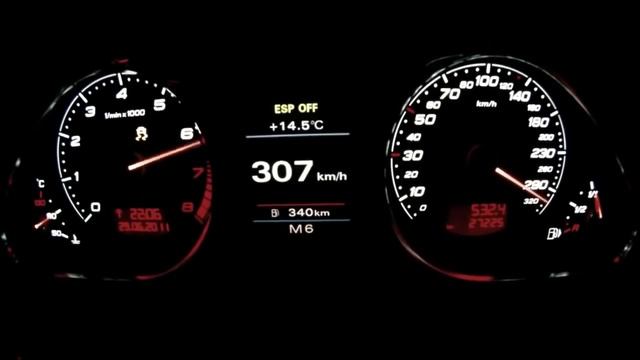 AUDI RS6 730лс на 98ом 330 км ч смотреть онлайн