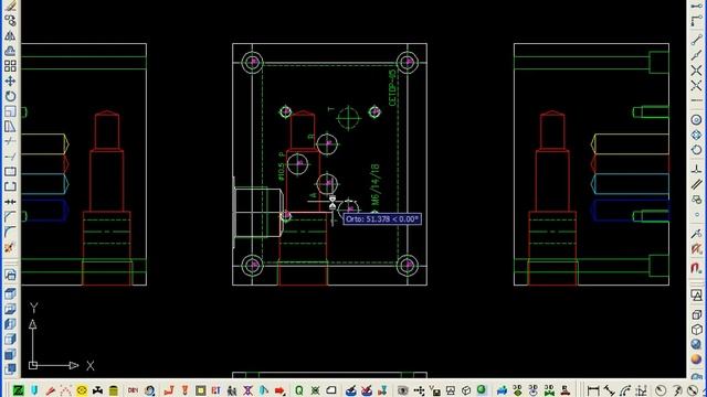 OLEO-Z :AUTOCAD 3D HYDRAULIC MANIFOLD PART 1.avi смотреть онлайн