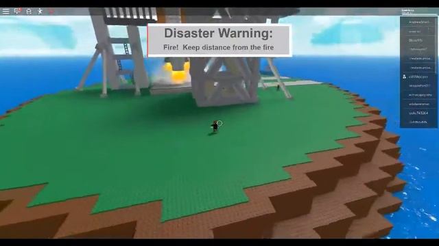 Natural Disaster Survival: Fire on Launch Land смотреть онлайн