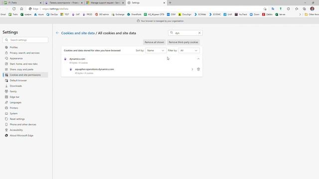 Очистка Cookies для конкретного сайта в браузере Edge смотреть онлайн