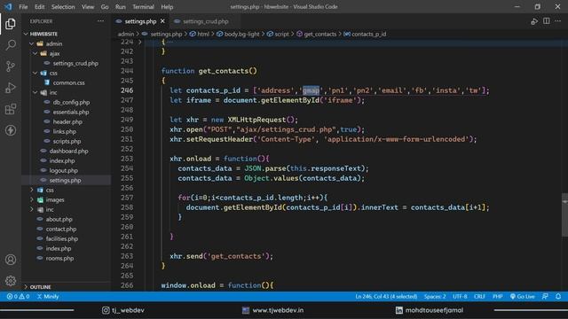 08 - Hotel Booking Website using PHP and MySQL | Settings Page - Part 2 смотреть онлайн