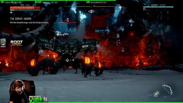 Epic Visuals - Horizon Zero Dawn fights смотреть онлайн