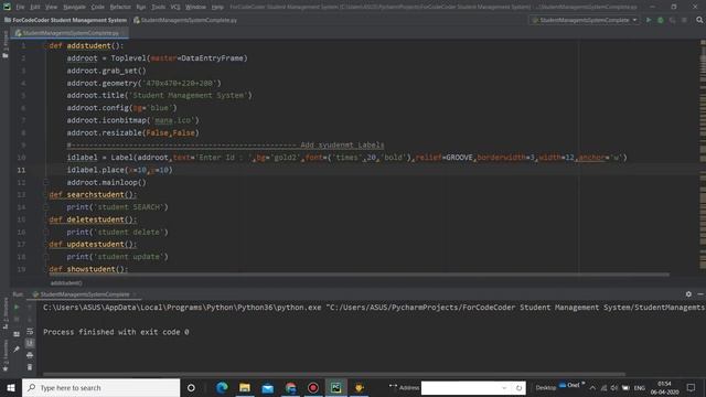 Student Management System Using Python with Database Connectivity #2 | Python mini projects #31 смотреть онлайн