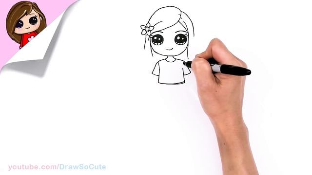 Draw a Fan as a Cutie GiveAway Winner Time! ? How to Draw a Cute Girl смотреть онлайн