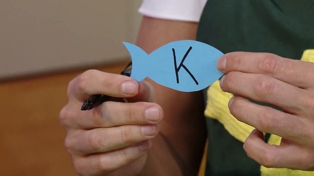 Необычная рыбалка с буквами - Мастерская - С добрым утром, малыши! смотреть онлайн