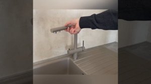 Как работает кухонный смеситель  для обычной и фильтрованной воды Blanco Fontas II Silgranit