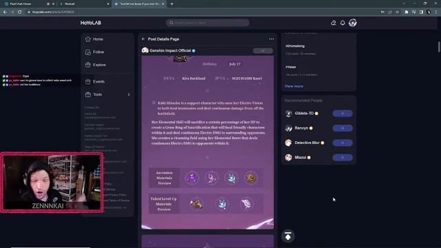 Character Demo - "Kuki Shinobu: Jack of All Trades" Reaction! | Genshin Impact смотреть онлайн