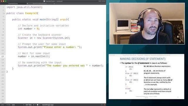 Making decisions in Java using an if statement смотреть онлайн