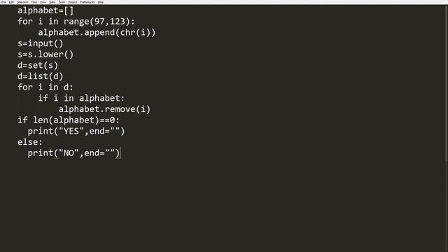 NPTEL The Joy of Computing using Python Week 8 Programming Assignment 2: Panagrams смотреть онлайн