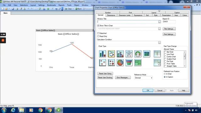 Qlikview Video Tutorial for Beginners to Change Chart Styles like a Pro! смотреть онлайн