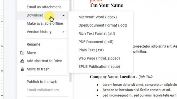 How To Convert Google Docs File To MS Word DocX | Convert Google Doc To Microsoft Word