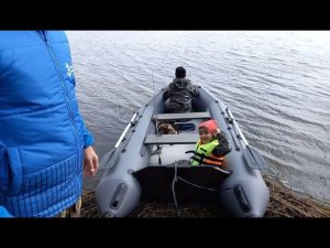 Лодка ПВХ "ЧИРОК-320AD" + эхолот "DEEPER PRO" с лодки. МАЙ 2022