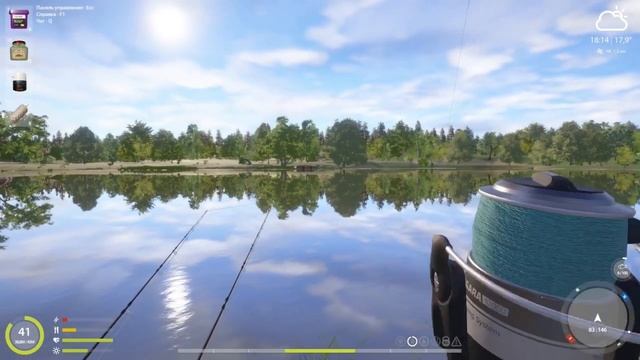 Русская рыбалка 4 / оз. Янтарное / Усач обыкновенный (трофей) смотреть онлайн