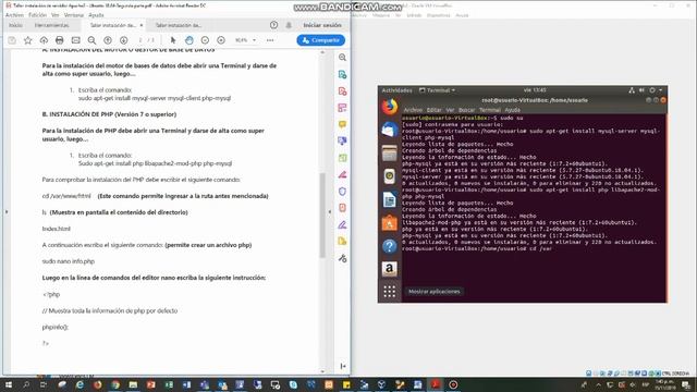 Instalación de motor de base de datos y PHP en Ubuntu 18.04 смотреть онлайн