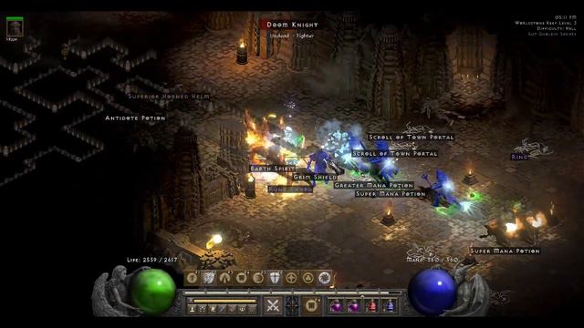 ディアブロ2リザレクテッド　Dragon Paladin with RW Flickering Flame lvl 84 Pally　Baal Walk / Diablo2 D2R смотреть онлайн