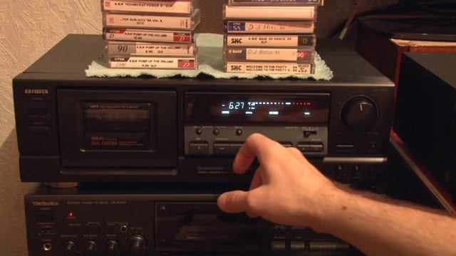 AIWA AD-F850 Счастливый день - купил кассетник ! Eurodance: Alexia, Corona, Culture Beat, Pharao. смотреть онлайн