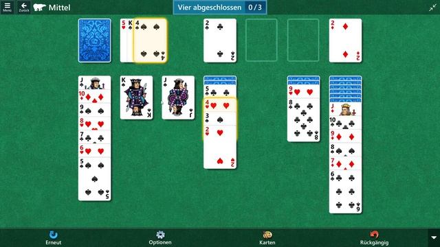Two Game Tango Klondike - Medium #5 | Dec 23, 2020 | Goal: Clear 3 Fours from the board смотреть онлайн