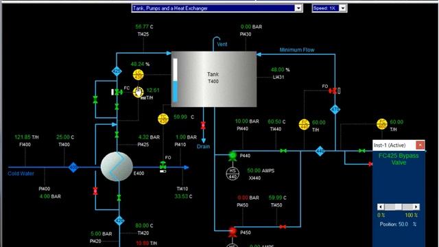 Пр 5 Закрыт регулирующий клапан расхода горячей воды в резервуар Т400 Tank Pump HE смотреть онлайн