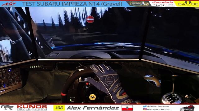 [Assetto Corsa Rally Gravel] Test Subaru Impreza N14 (Gravel) - @United Kingdom Stage 1