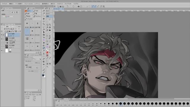 Touch up DIO - Illustration making イラストメイキング смотреть онлайн