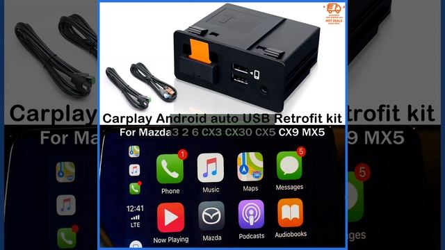 1005001447097099 New Upgrade Apple CarPlay Android Auto USB Adapter Hub OEM For Mazda 3