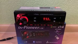 Обзор автомагнитолы pioneer 214