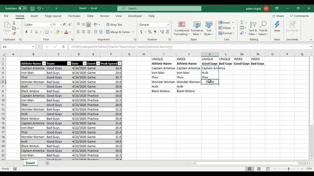 No UNIQUE? No problem. Get a Dynamically Updating Unique List with Multiple Conditions in Excel смотреть онлайн