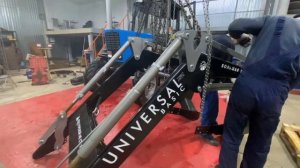 Установка фронтального погрузчика UNIVERSAL BASIC на трактор МТЗ Беларус-82.1