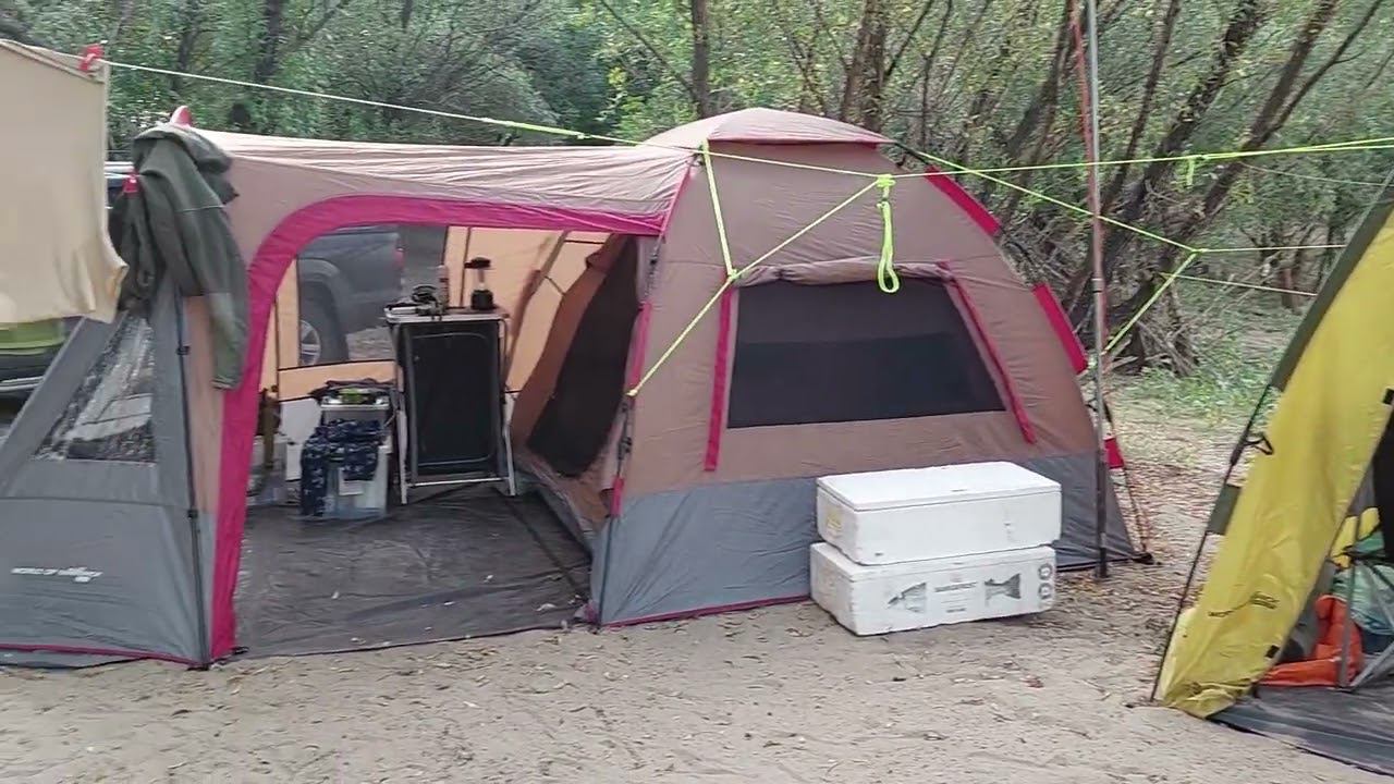 Обустройство рыболовного лагеря. На рыбалку с комфортом. смотреть онлайн