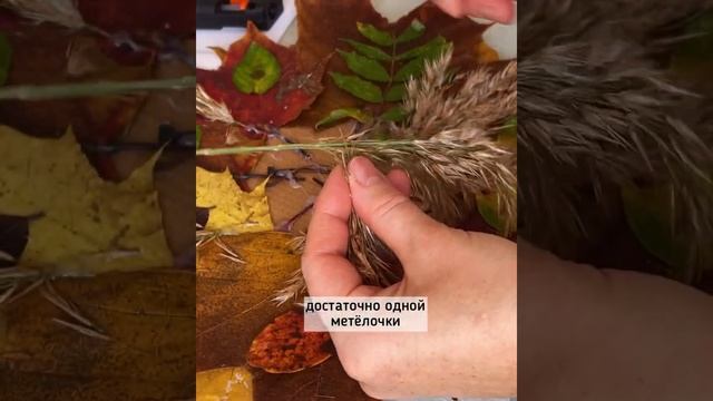 Солнышко из листьев. Осенняя поделка в детский сад #детскийсад #поделки #diy #diycrafts