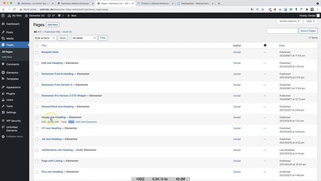 Performance Test Of The Best Elementor Addons - Total Page Size, Requests, Queries, File Sizes Etc.