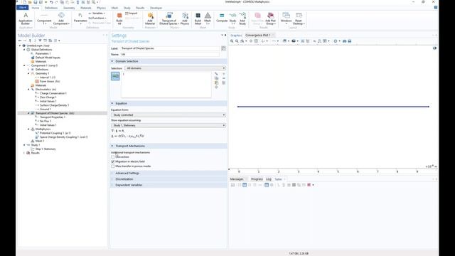 Моделирование электрокинетических эффектов в COMSOL Multiphysics