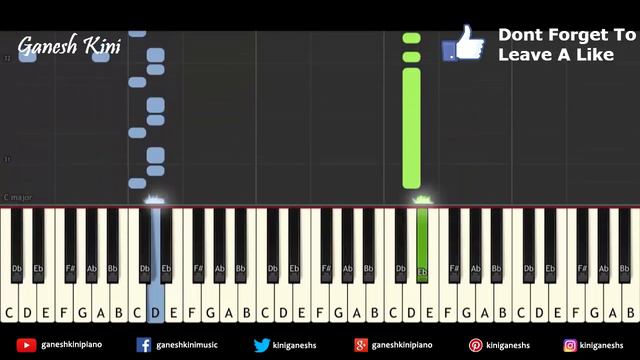 Karpur Gauram Karunavtaaram Song | Piano Cover Chords Instrumental By Ganesh Kini смотреть онлайн